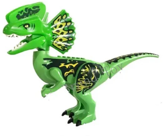 Konstruktorius Dinozauro Dilophosaurus figūrėlė Dino Park Jurrasic, 7 d.