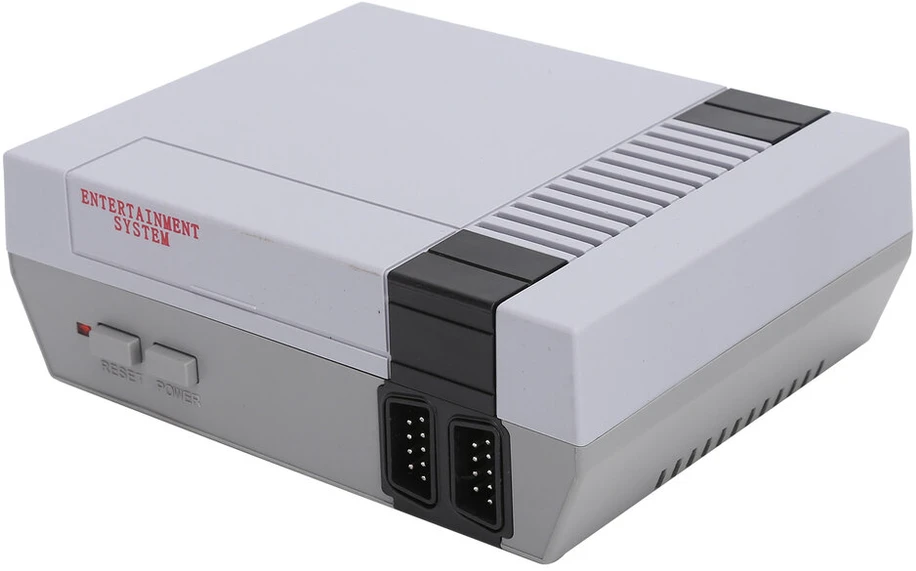 Mini 8 bitų retro televizoriaus vaizdo žaidimų konsolė su dviguba žaidimų pulto palaikymu TV išvestis 110?240VEU kištukas