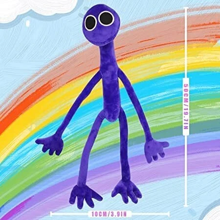 Minkštas pliušinis žaislas Rainbow friends, violetinis, 30cm
