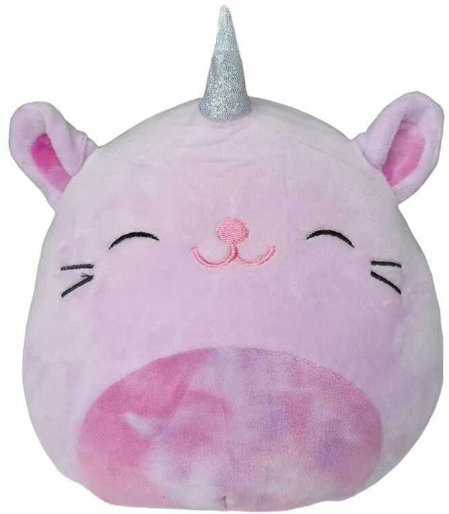 Pliušinis žaislas HappyJoe Squishmallows, violetinis vienaragis, 20cm