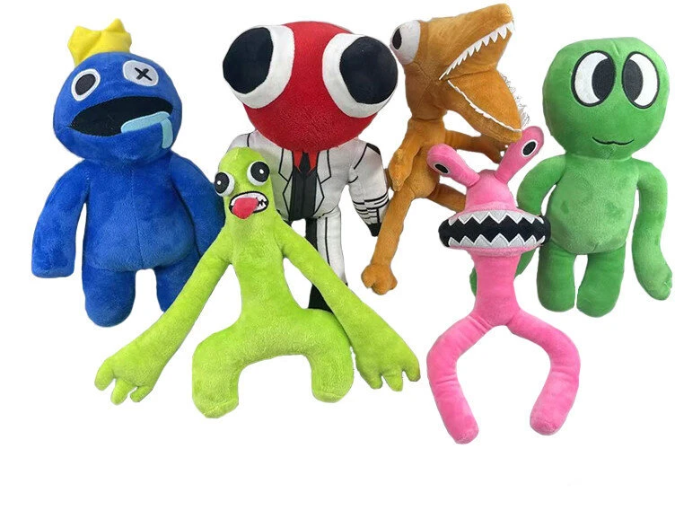 Rainbow Friends įdaryti gyvūnai Žaislai Mėlyna Monster Minkštas pliušas