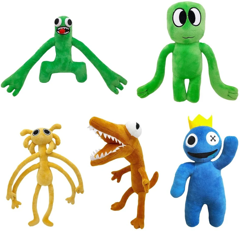 Rainbow Friends įdaryti gyvūnai Žaislai Mėlyna Monster Minkštas pliušas