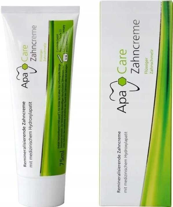 Remineralizuojanti dantų pasta ApaCare, 2x75ml
