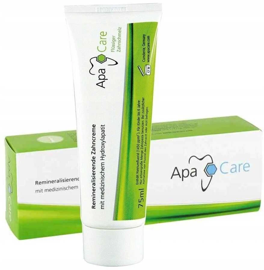 Remineralizuojanti dantų pasta ApaCare, 75ml, RDA 50