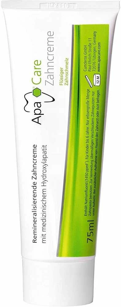 Remineralizuojanti dantų pasta ApaCare, 75ml, RDA 50