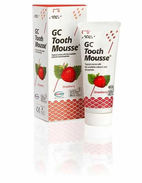 Remineralizuojantis dantų kremas be fluoro GC Tooth Mousse Recaldent, 35 ml