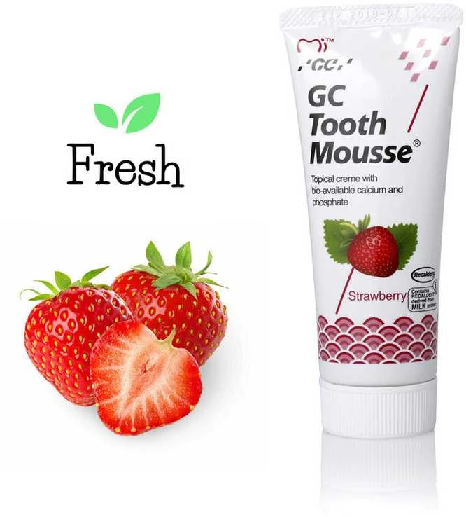 Remineralizuojantis dantų kremas be fluoro GC Tooth Mousse Recaldent, 35 ml