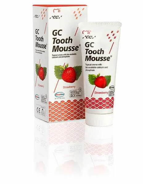 Remineralizuojantis dantų kremas be fluoro GC Tooth Mousse Recaldent, 35 ml