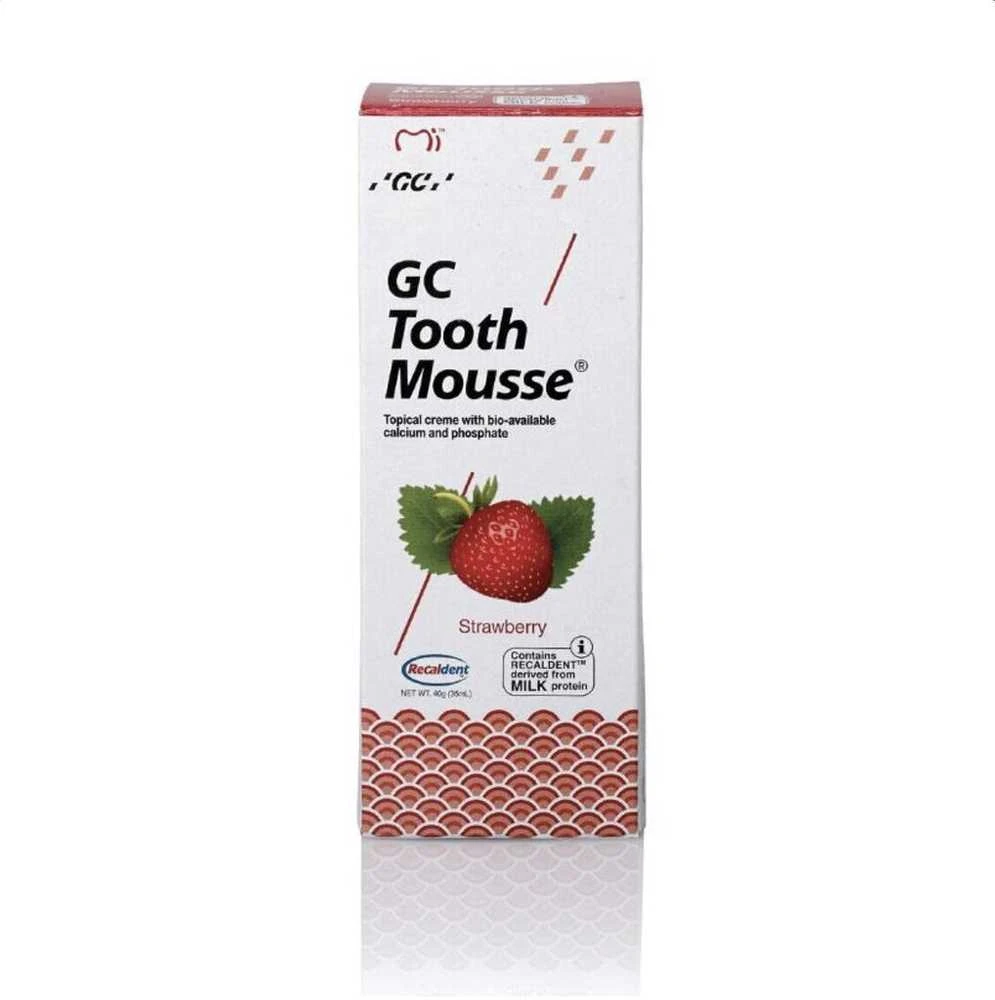 Remineralizuojantis dantų kremas be fluoro GC Tooth Mousse Recaldent, 35 ml
