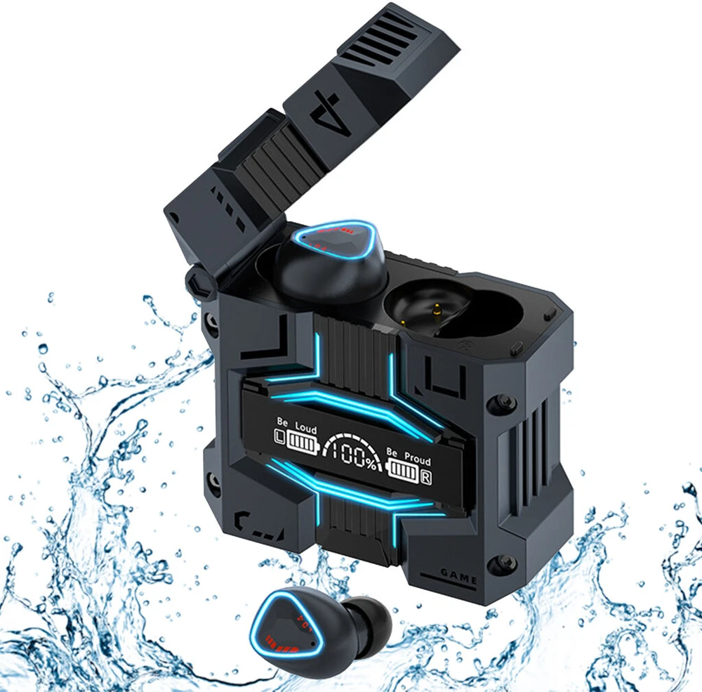 Tws Marwas Belaidės „Bluetooth“ ausinės M45* (pilkos)