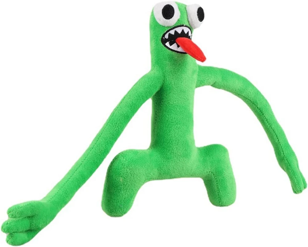 Select 1 vnt 50 cm pliušinis, iš Rainbow Friends Pliušiniai žaislai gerbėjams ir draugams Gražios pliušinės lėlės gyvūnų iškamšos (žalios)-A