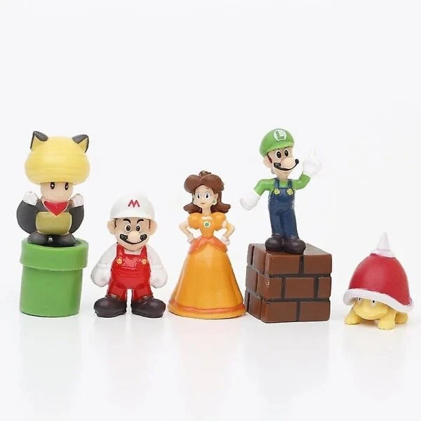 Veiksmo figūrėlės Kawaii Bowser Anime, 48 vnt.