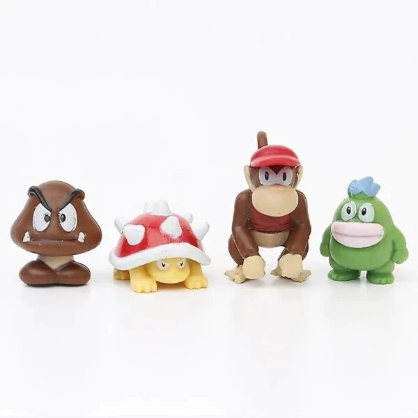 Veiksmo figūrėlės Kawaii Bowser Anime, 48 vnt.