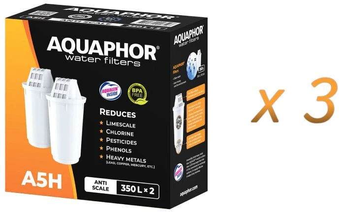 Aquaphor A5 H, 6 vnt.