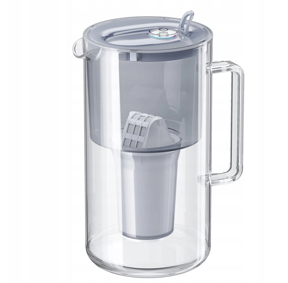 Aquaphor Nord A5 Mg Pilkas Glass filter jug, pilkas
