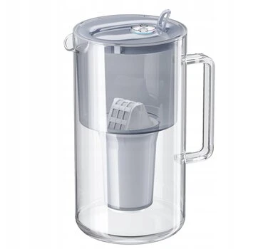 Aquaphor Nord A5 Mg Pilkas Glass filter jug, pilkas