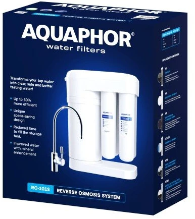 Aquaphor Pearl sodos aparatas + vandens filtravimo sistema Aquaphor RO-101S