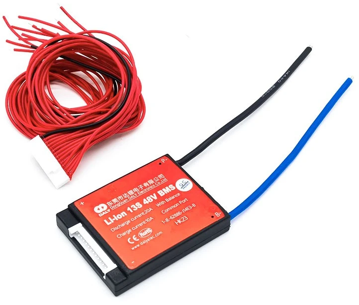 BMS plokštė 13S 48V 20A DALY
