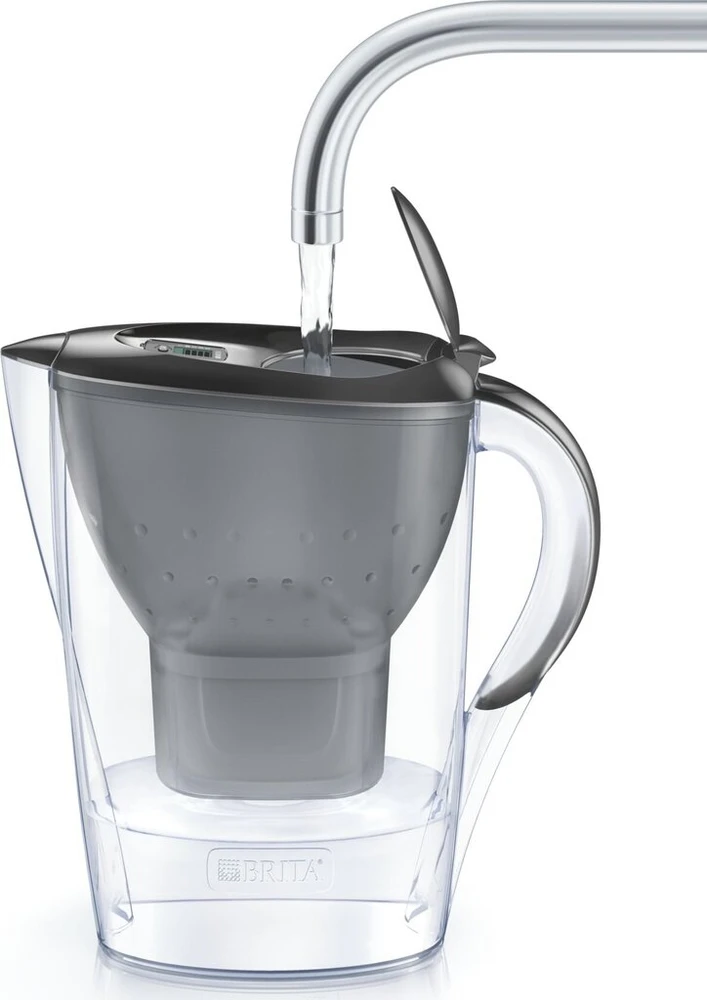 BRITA vandens filtravimo ąsotis „Marella“ grafito spalvos + 3 kasetės