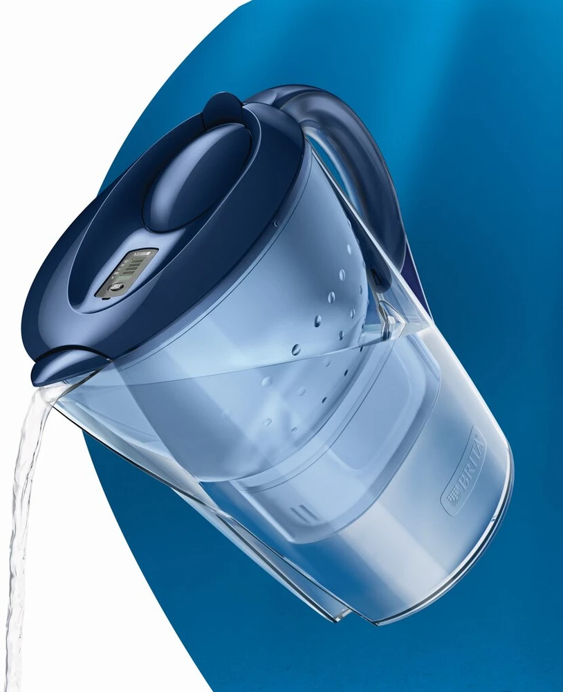 Vandens filtravimo ąsotis BRITA Marella XL 3.5L, melsvas su vandens filtru MAXTRA+ 1 vnt.