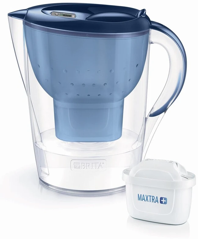 Vandens filtravimo ąsotis BRITA Marella XL 3.5L, melsvas su vandens filtru MAXTRA+ 1 vnt.