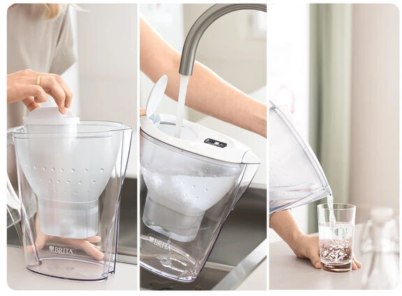 Brita Marella, baltas, 2,4L + Maxtra Pro filtrai 3 vnt