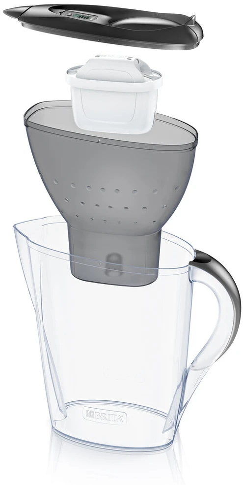 Filtravimo indas BRITA MARELLA 2.4 l, 3x MXpro filtrai, pilkas