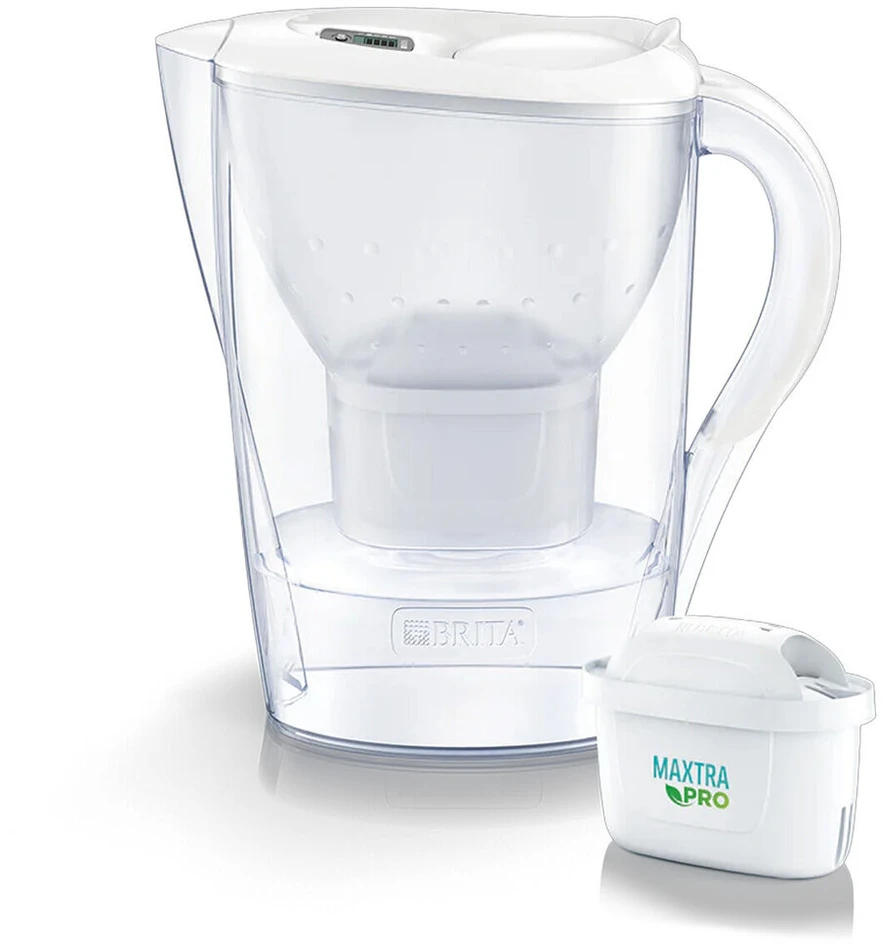 Brita Marella vandens ąsotis 2.4L ir Maxtra Pro+ filtrai, 6 vnt.