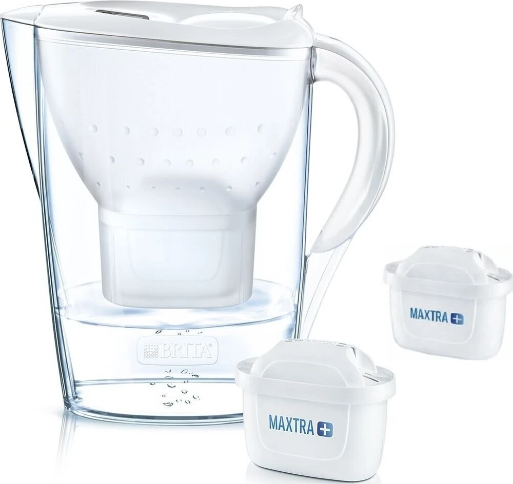 Vandens filtravimo ąsotis Brita Marella XL Baltas + 2 MX+Pure Performance filtrai