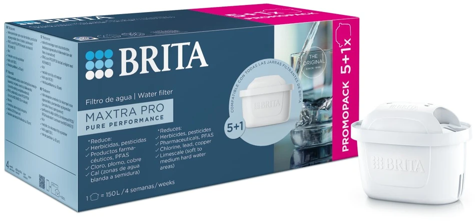BRITA MAXTRA PRO PURE PERFORMANCE filtras pak.5+1
