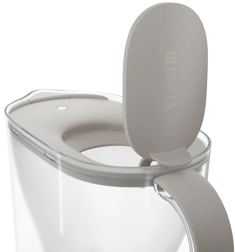 Vandens filtravimo ąsotis BRITA Style Essential 2.4L, smėlio spalvos su 2x MAXTRA PRO filtrais
