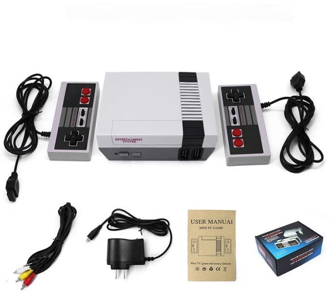 Riff AV620 Retro TV AV analoginė žaidimų konsolė su dviem valdikliais su 620 integruotų žaidimų