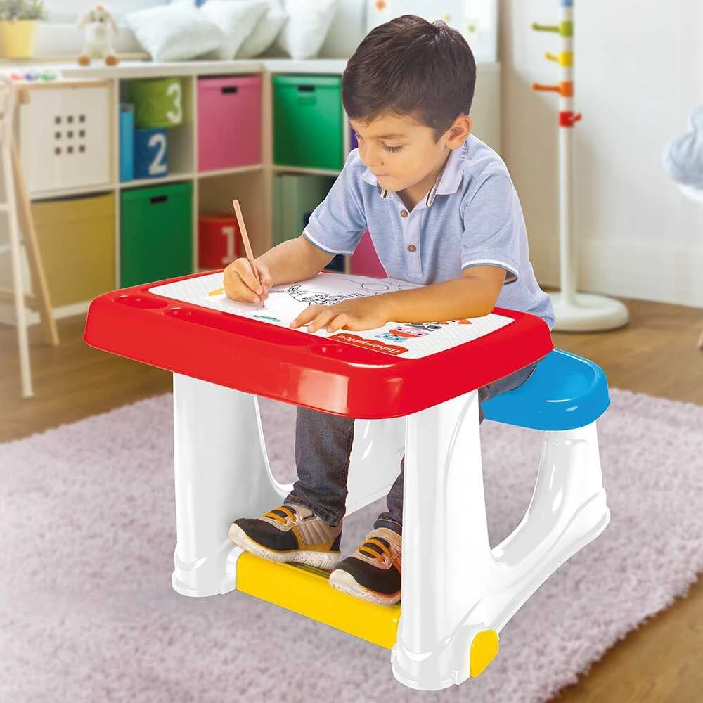 Dolu Fisher Price rašomasis stalas su suoliuku, 1810