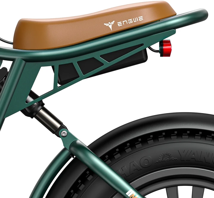 Dviratis 20" elektrinis Engwe M20 dviguba baterija baltas