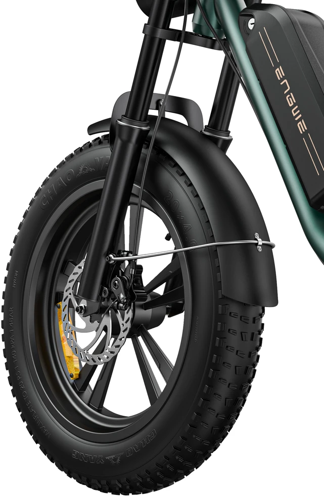 Dviratis 20" elektrinis Engwe M20 dviguba baterija juodas