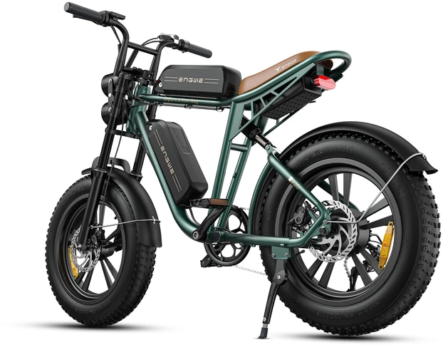 Dviratis 20" elektrinis Engwe M20 dviguba baterija juodas