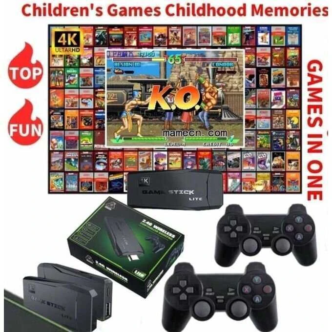 Gamestick Retro žaidimų konsolė 10 000 žaidimų 32 GB