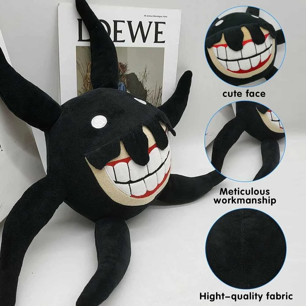 Happyjoe Minkštas pliušinis žaislas Monster Horror Juodas, 30cm