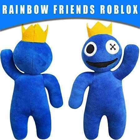 Happyjoe Minkštas pliušinis žaislas Rainbow friends, mėlynas-pakelta ranka, 30cm