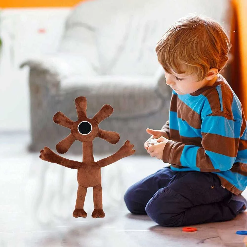 Happyjoe Minkštas pliušinis žaislas Rainbow Friends Flower Monster, 30cm