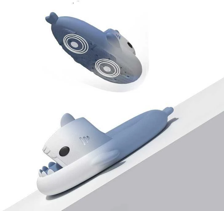 Happyjoe Šlepetės vaikams Shark slippers, mėlynos