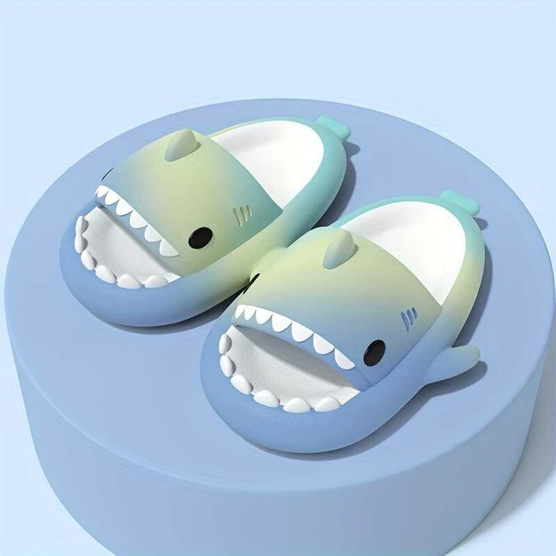 Happyjoe Šlepetės vaikams Shark slippers, mėlynos