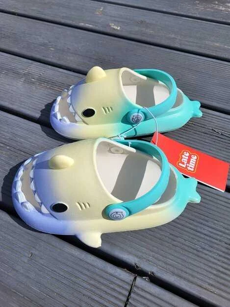 Happyjoe Šlepetės vaikams Shark slippers, mėlynos