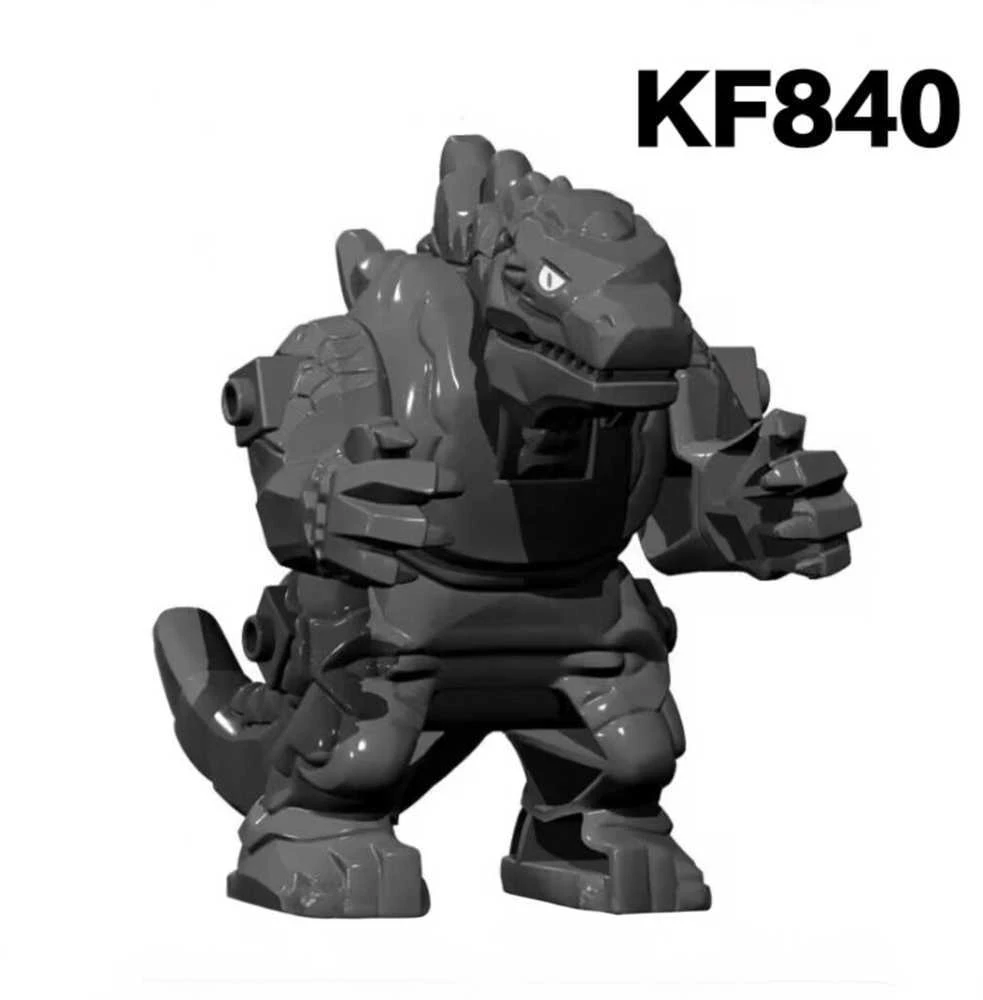 Konstruktorius Godzilla figūrėlė HeroBricks, 10 cm