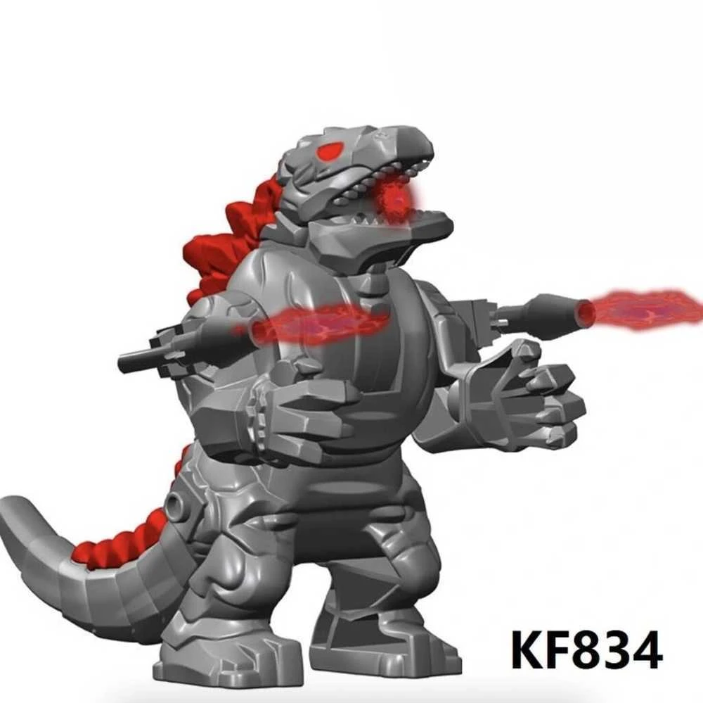 Konstruktorius Godzilla figūrėlė HeroBricks, 10 cm
