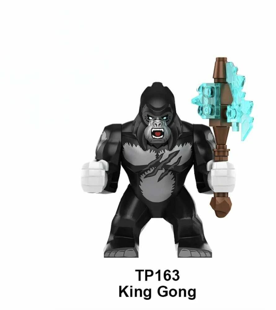 Konstruktorius King Kong vs Godzilla figūrėlė HeroBricks, 2 vnt, 9cm