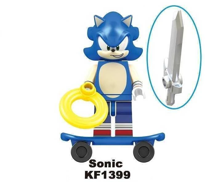Konstruktorius Sonic the Hedgehog figūrėlė HeroBricks, 5cm