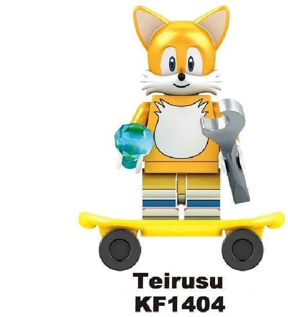 Konstruktorius Sonic the Hedgehog figūrėlė HeroBricks, 5cm