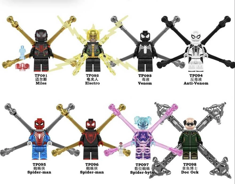 Konstruktorius Spider Man figūrėlė HeroBricks, 9cm