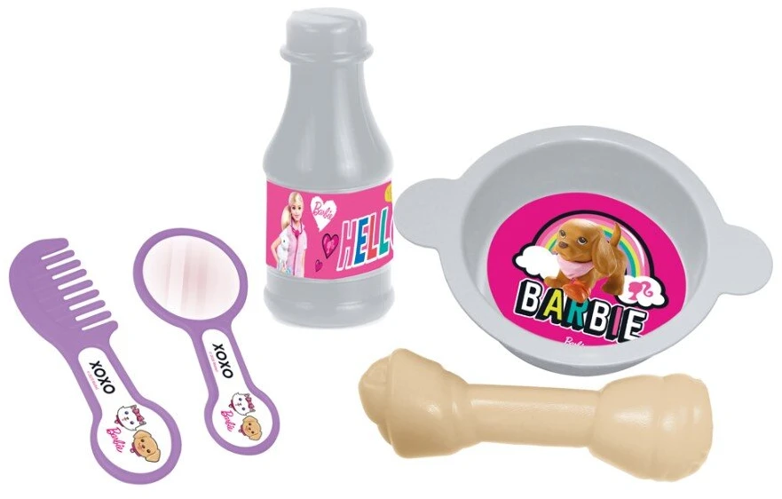 Lena Rinkinys mano pirmasis šuo Dolu Barbie + priedai, 1605